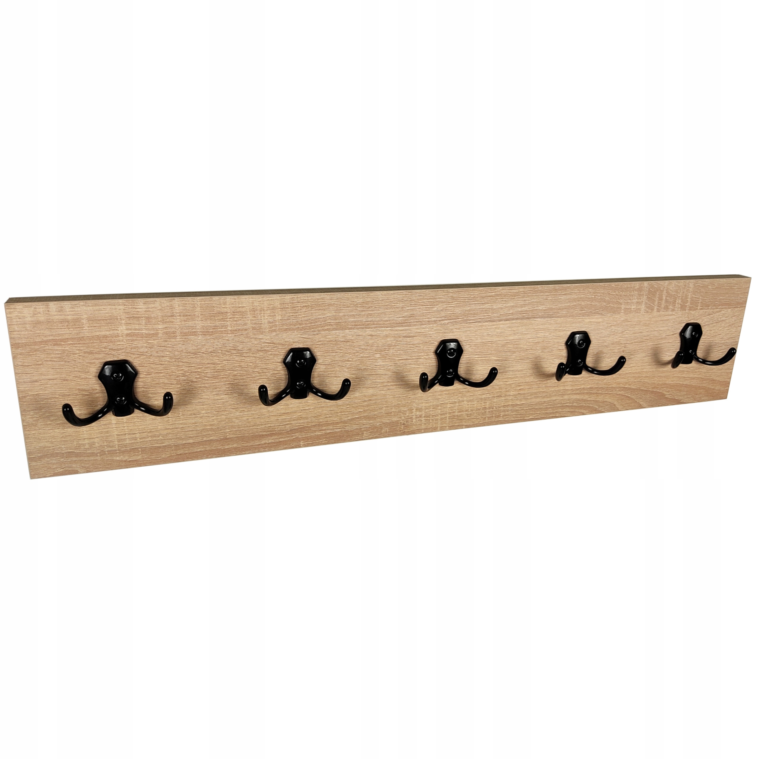 

Wieszak 70 CM Przedpokoju Ścianę Dąb Sonoma Czarny
