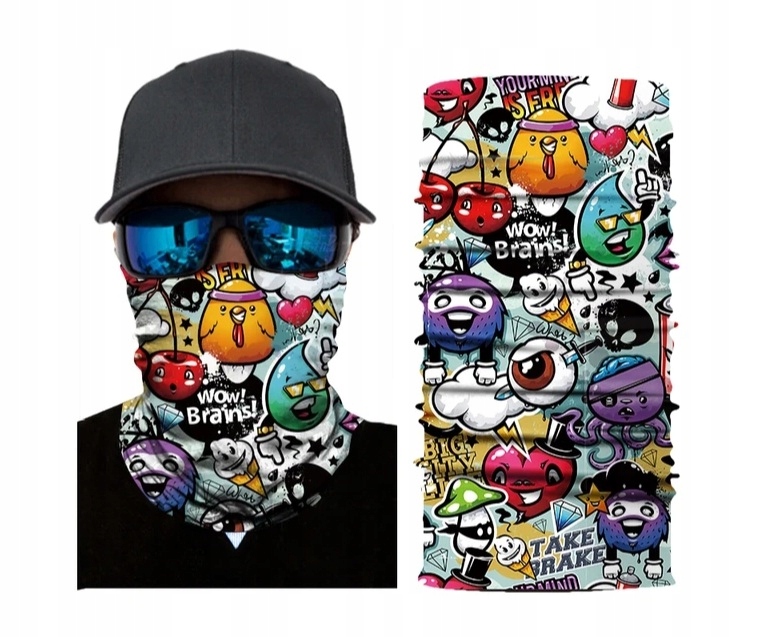 BANDANA SZALIK KOMIN CHUSTA APASZKA KOLOROWA 02