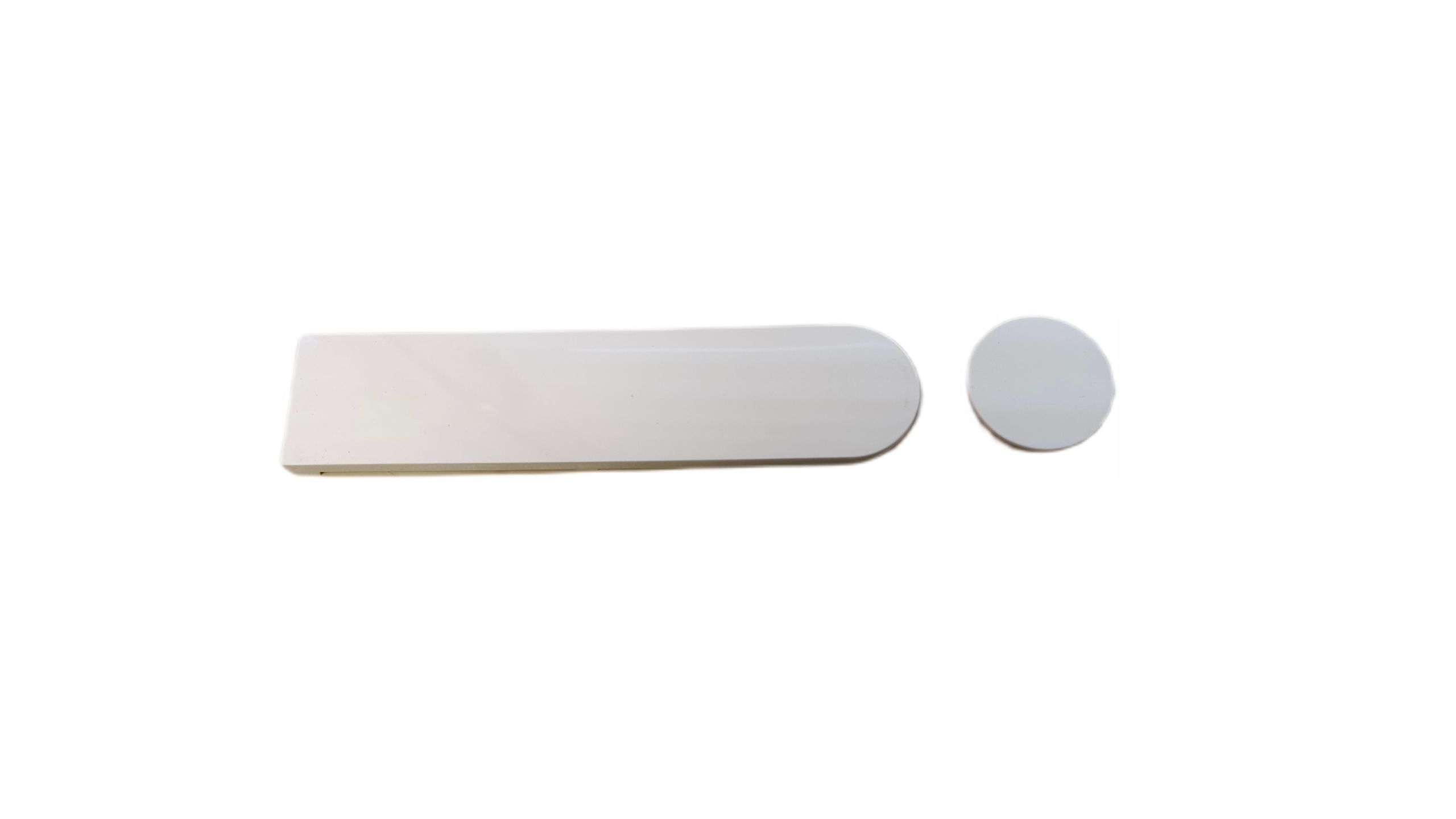 ELEMENTY ELEMENT PRZYCISKU PRZYCISK BIAŁY KOŁO SLIM SLIM2 IPLATE MASKOWNICE