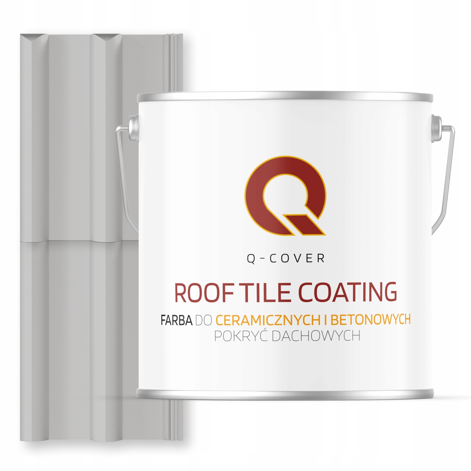 Farba Na Keramické Betónové Strechy Šedá Mliečna Ral 7047 5 L Matná