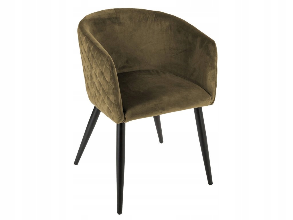 Zamatové kreslo Marlo, glamour