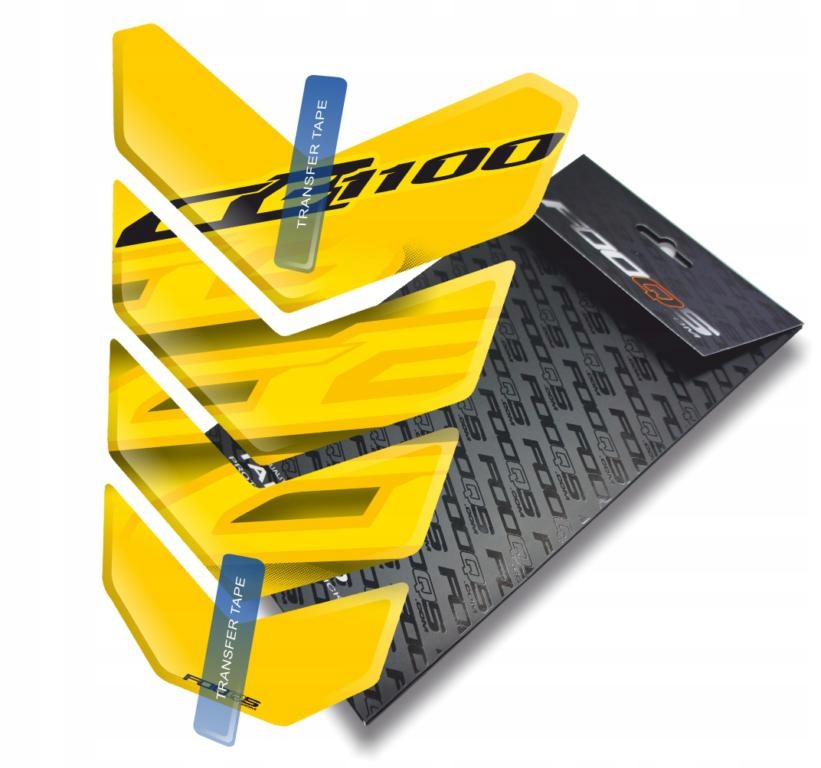 Tank-pad od firmy Fooqs pro Honda Cb 1100 Ex Rs Custom Žlutý