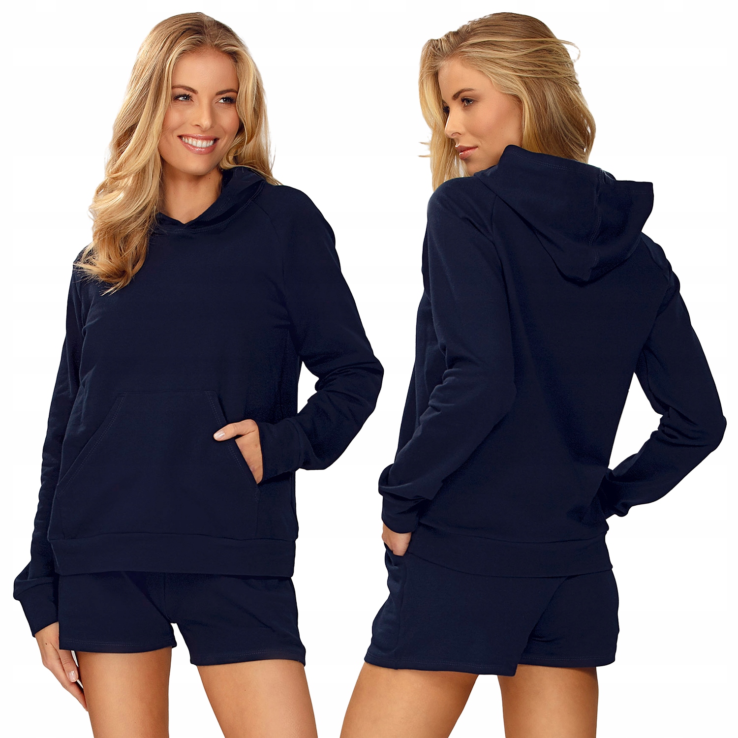 Dkaren Koko granátově modrý Teplákovka komplet bavlna M