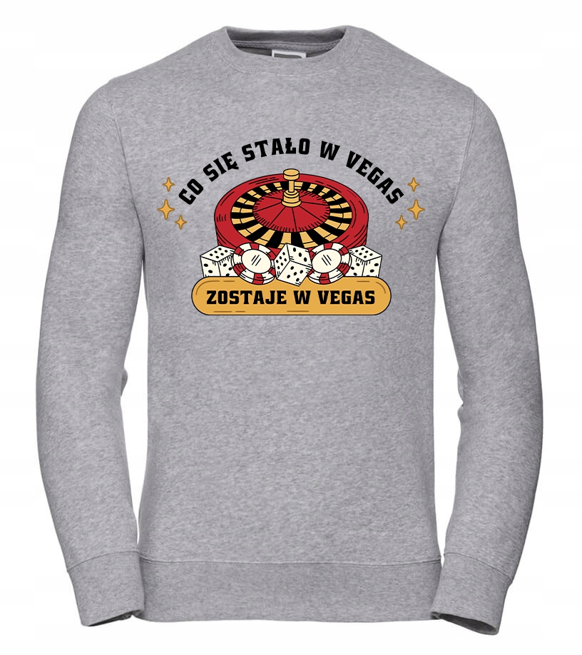 Pánská Mikina Co se stalo ve Vegas 3XL Šedá Pro něj Chlapa Manžela Chlapa