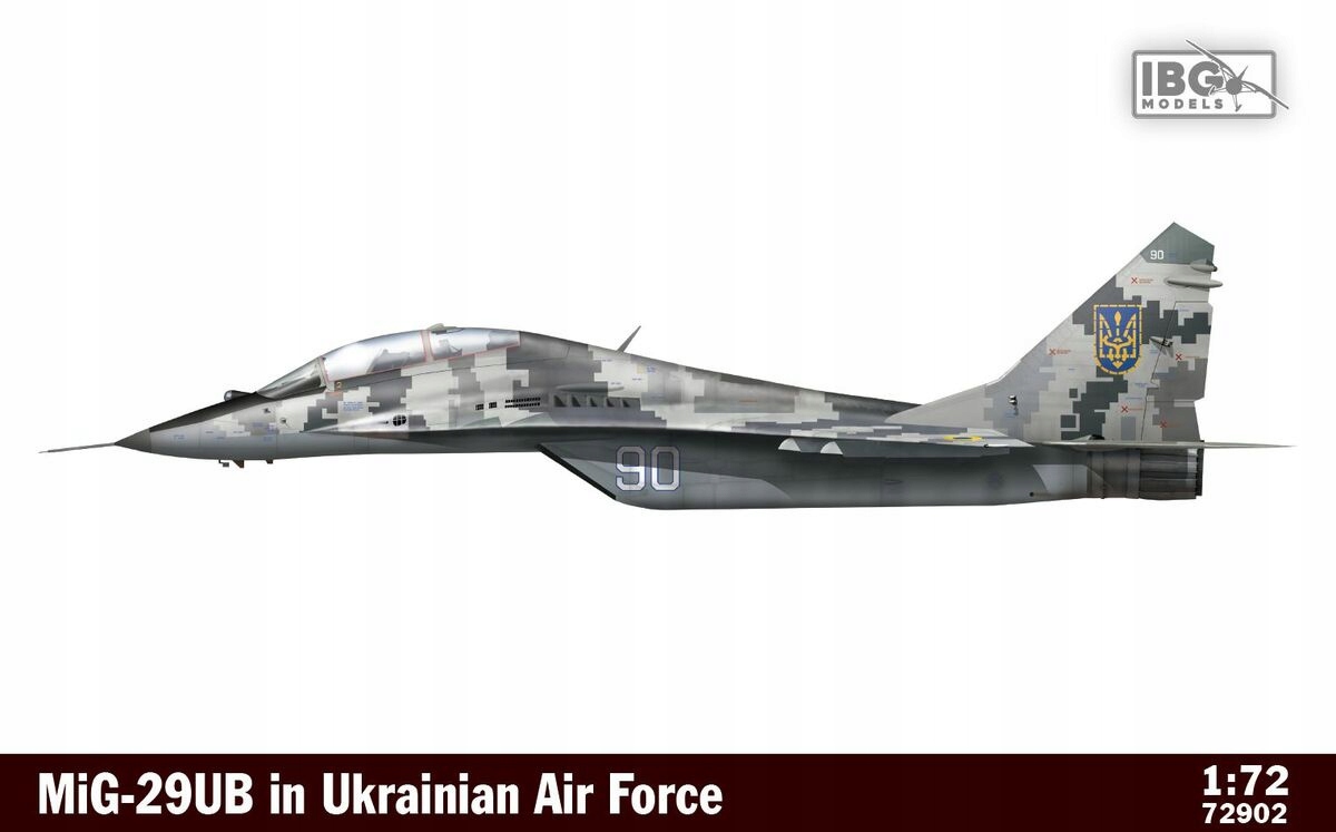 Ibg 72902 MiG-29UB in Ukrainian Air Force 1:72
