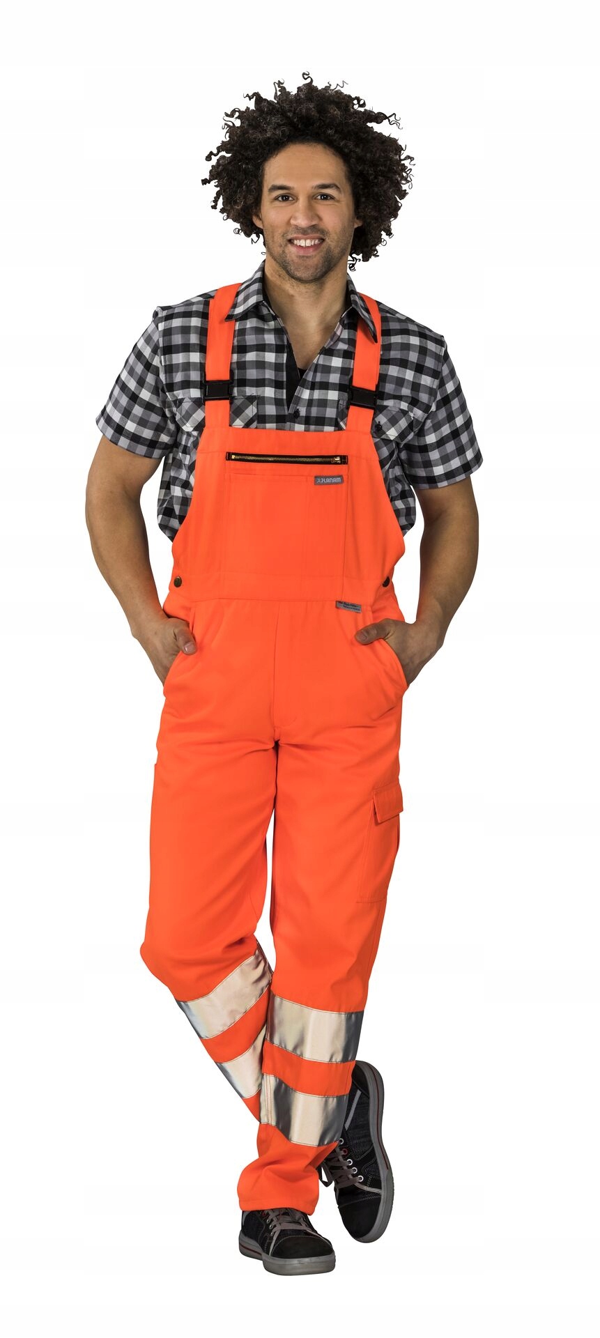 Pracovní montérky s laclem Planam Warnschutz r24