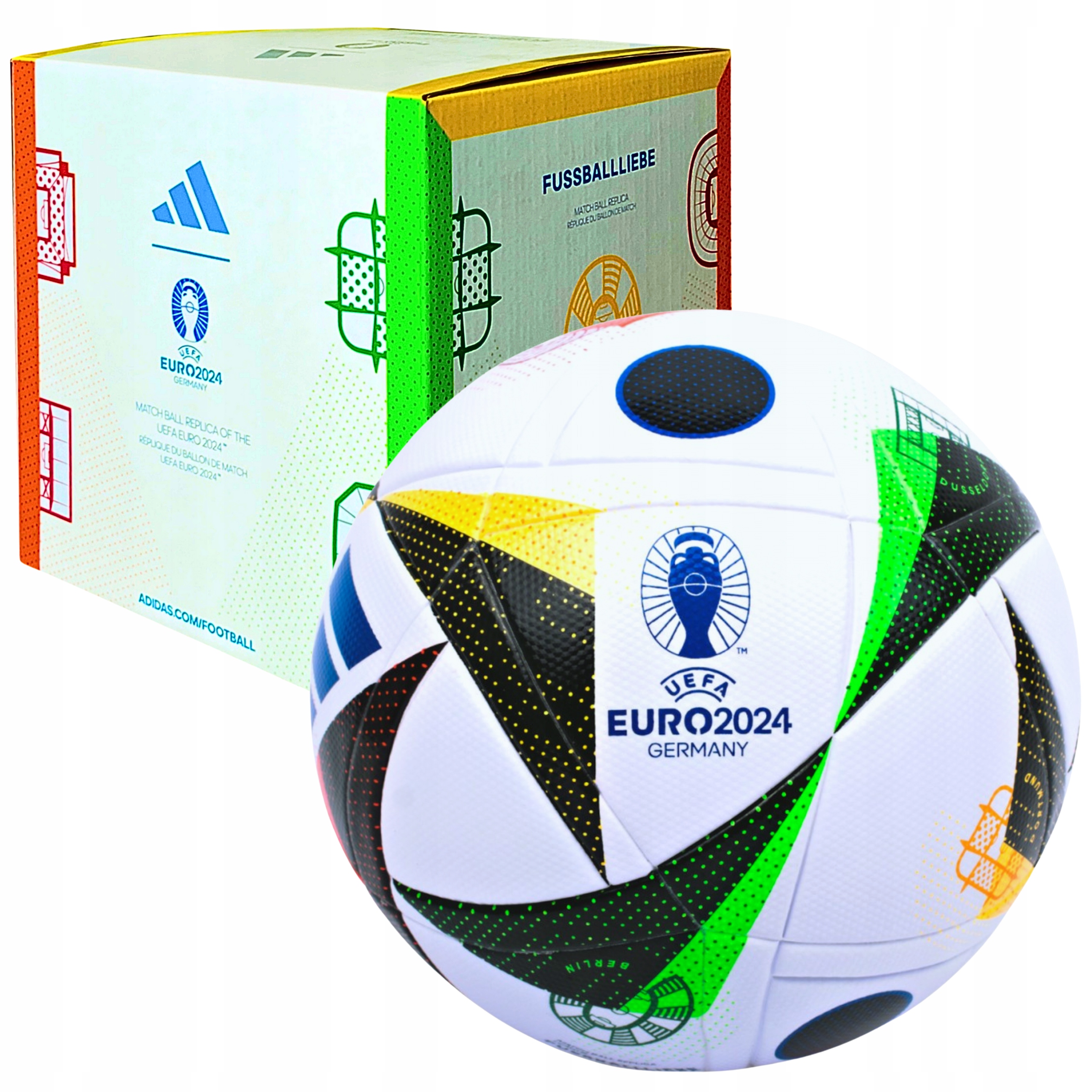 PIŁKA NOŻNA ADIDAS FUTBALLLIEBE MISTRZOSTWA EURO 2024 ROZMIAR 5