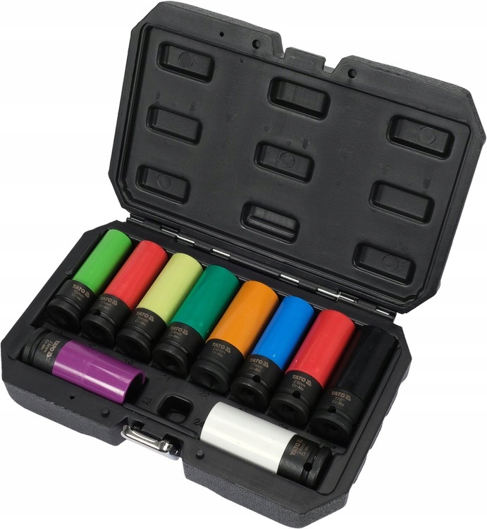 ZESTAW 10 NASADEK UDAROWYCH DO FELG ALUMINIOWYCH