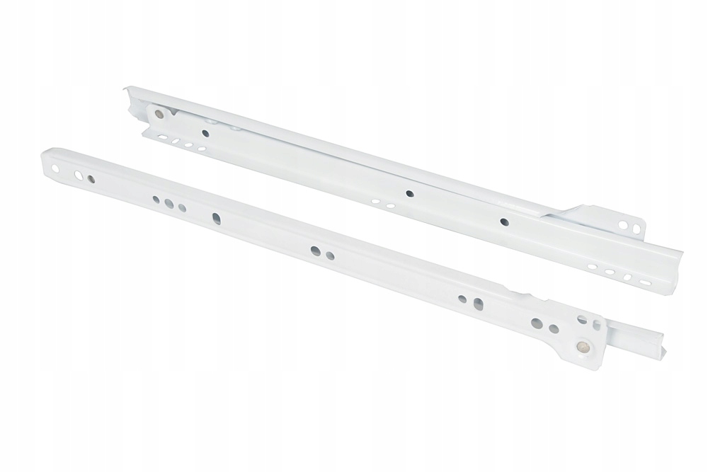 2X роликовая направляющая мебельная направляющая для выдвижных ящиков L-400mm
