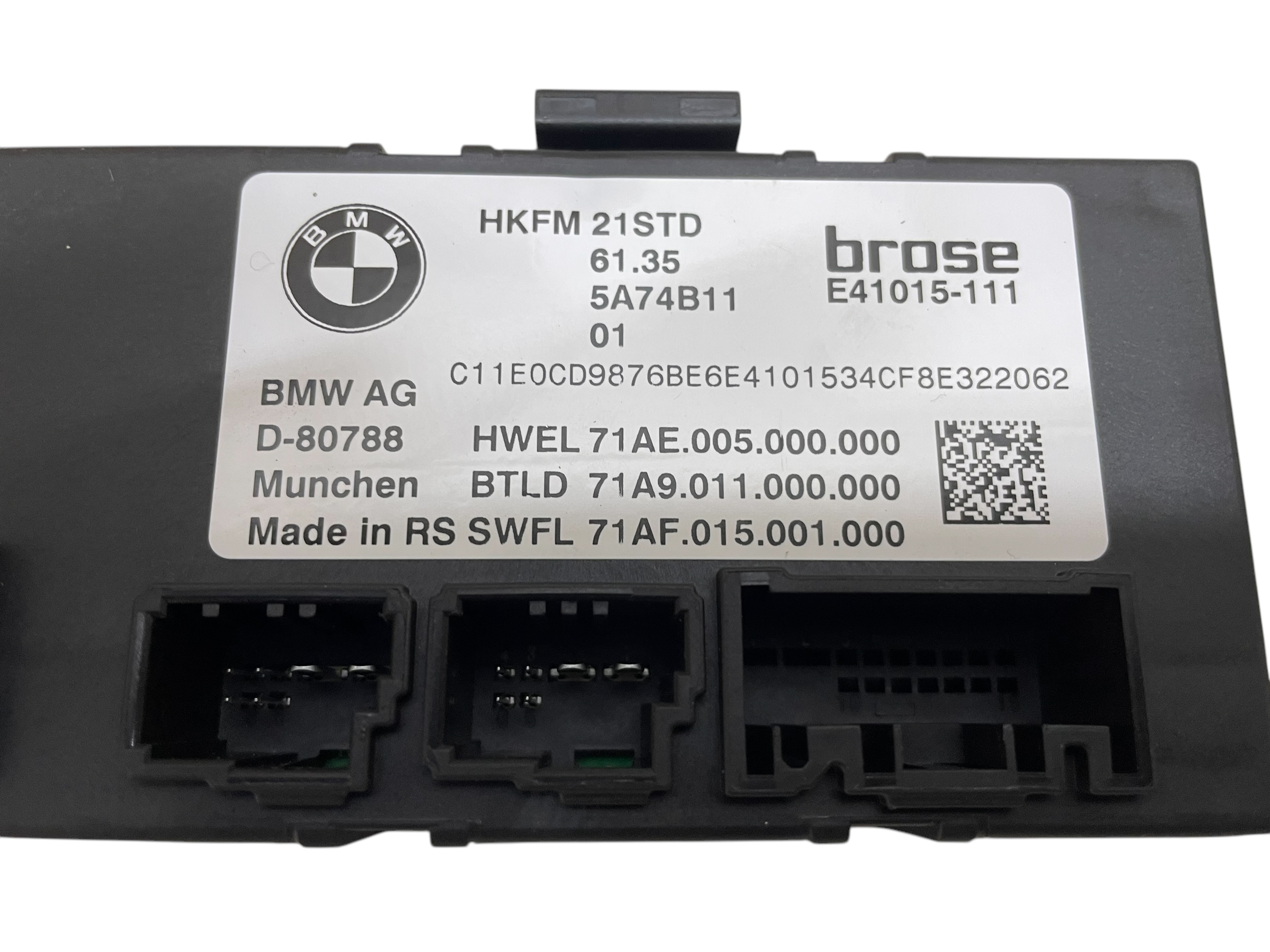 damper bonnet boot + module BMW i7 7 G70 IDEAL