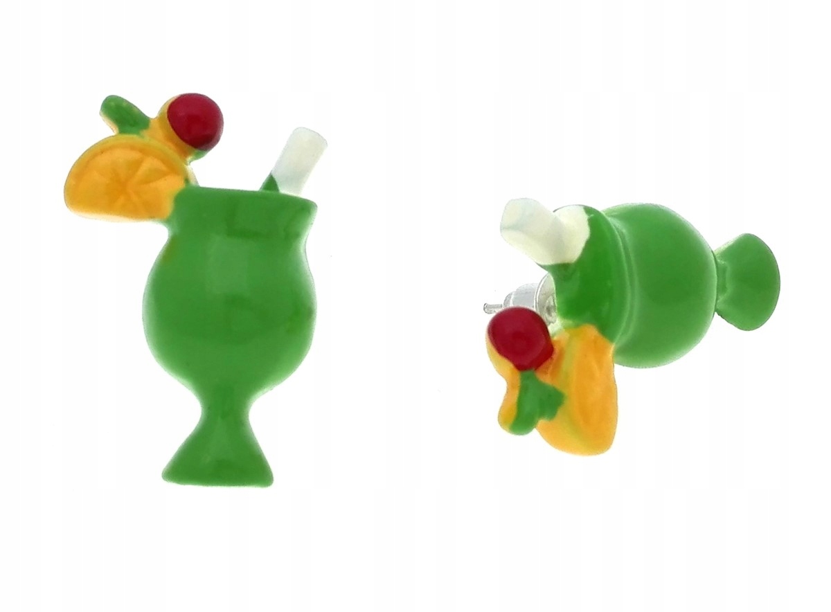 

Kolczyki koktajle drink wakacje wieczór panieński