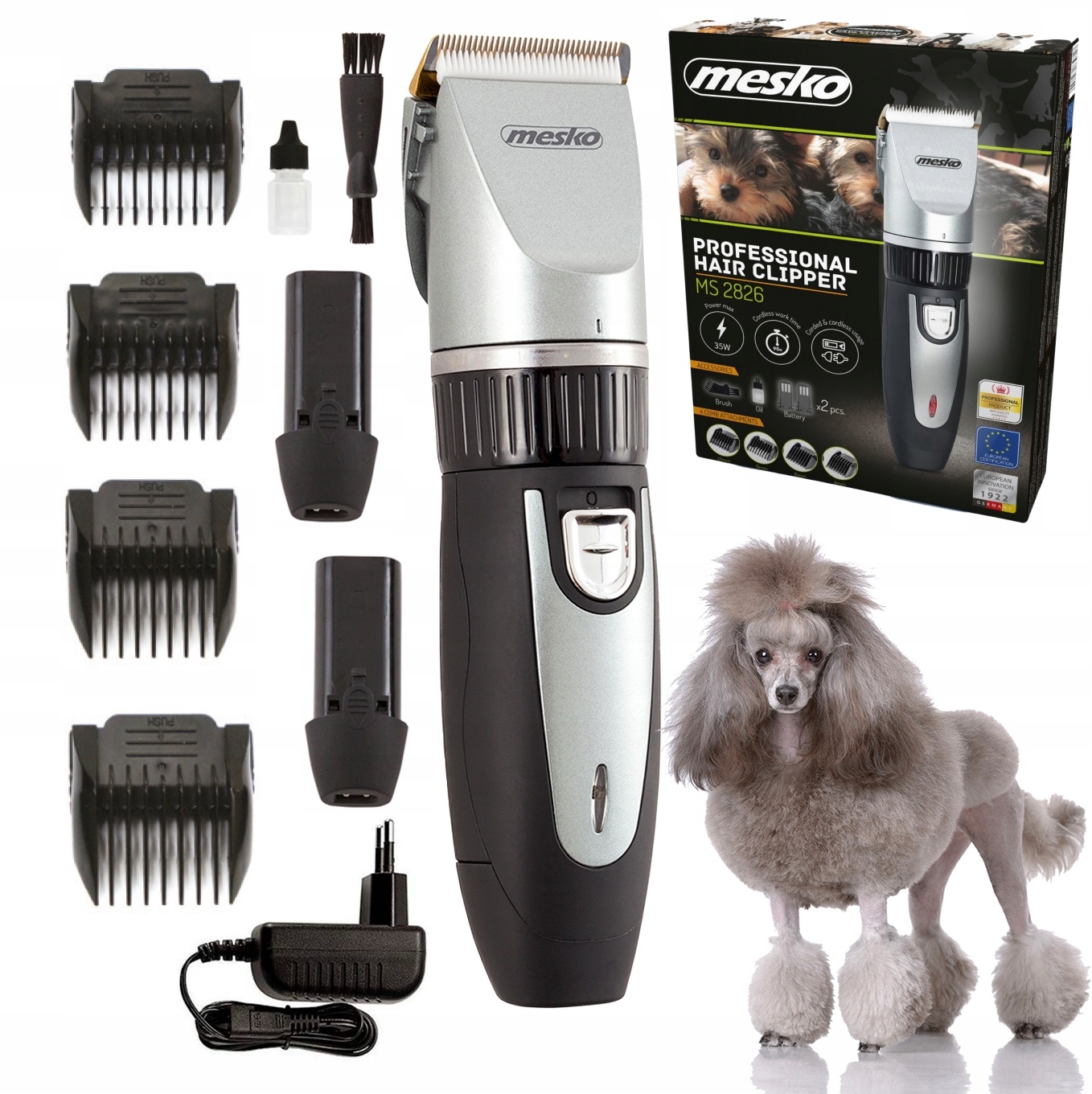 Akumulátorový Bezdrátový Tichý Zastřihovač Pro Zvířata A Psy