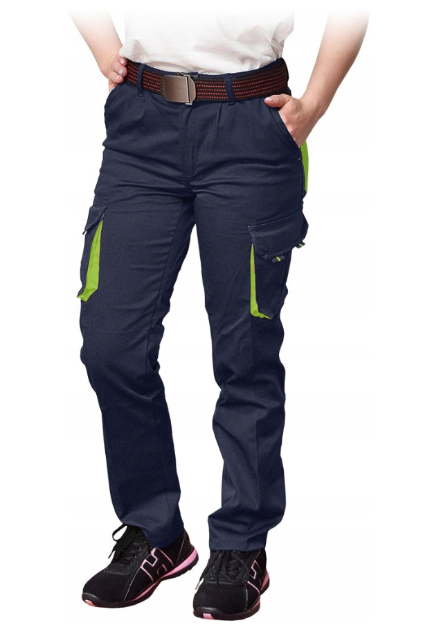 Elastyczne spodnie damskie do pasa robocze ochronne Frauland-t Gy r. 44