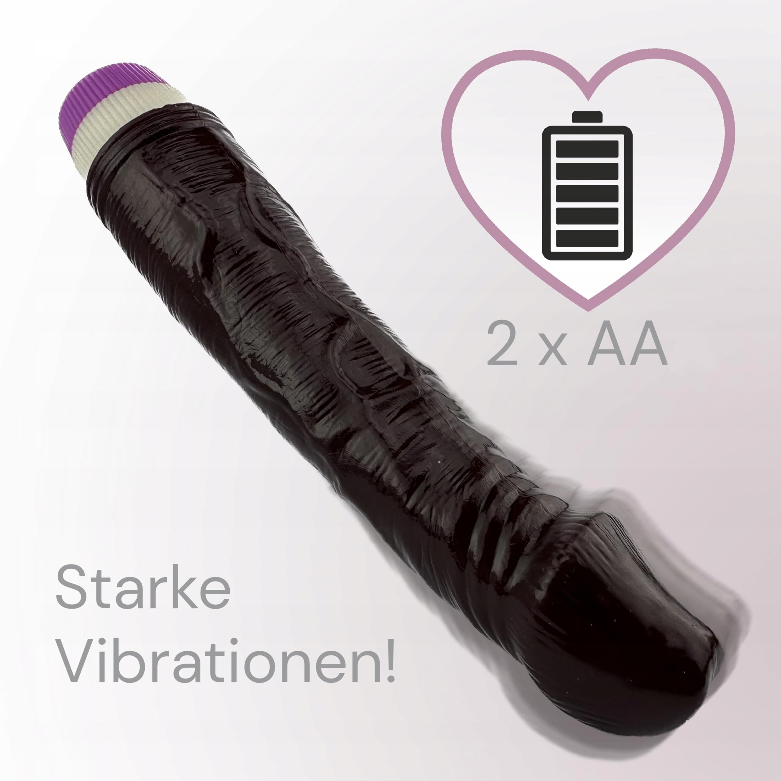 FOPS Wibrator Dildo Dla Kobiet 22cm Realistyczny Silne Wibracje — miniatura 5