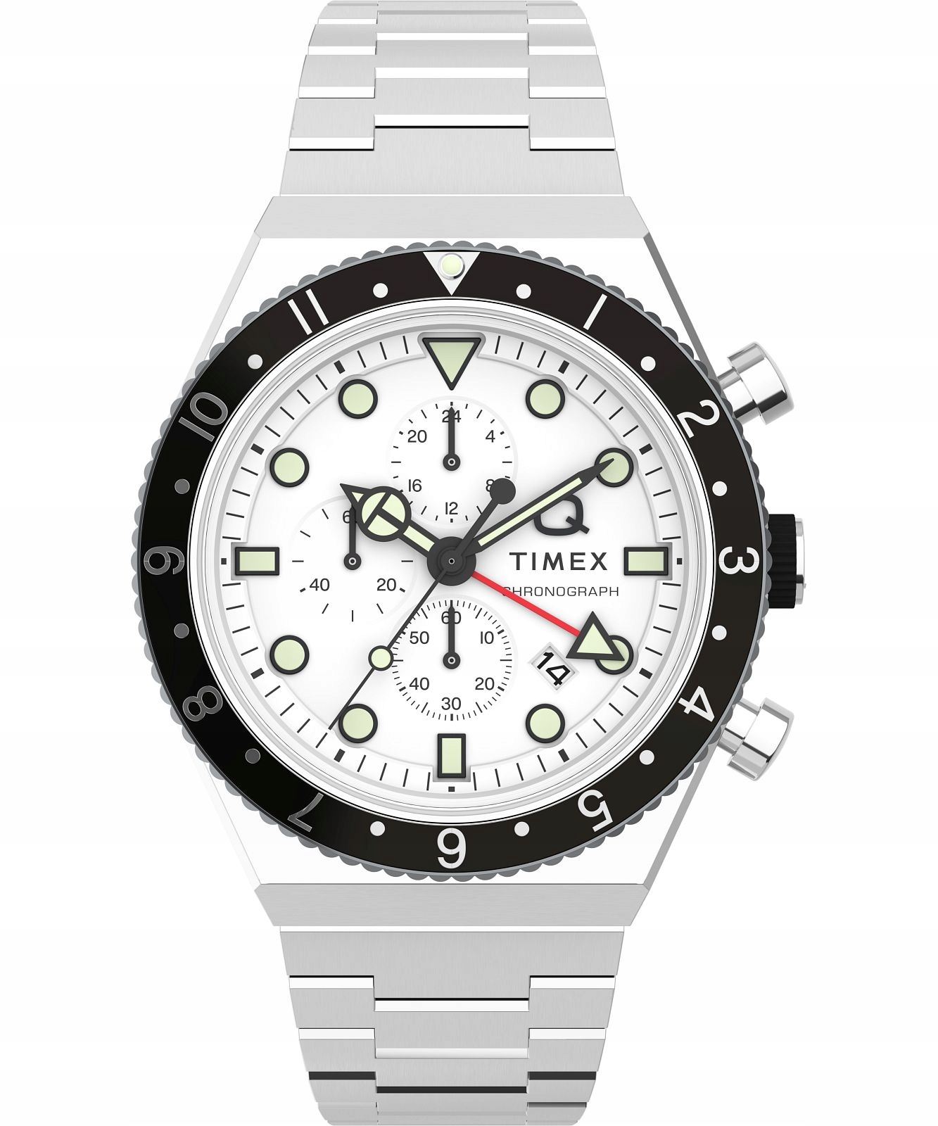 Pánské hodinky Timex Q Three Time Zone Chronograph