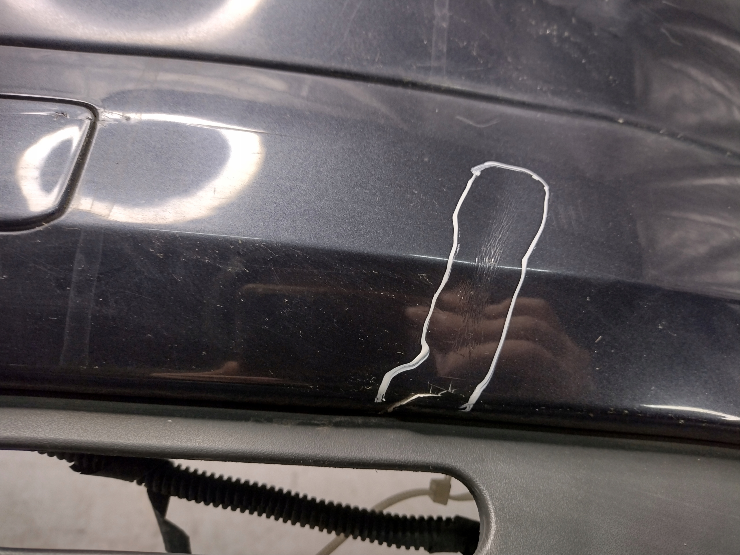 bumper rear Ford Mondeo MK4 liftback PDC k: X6