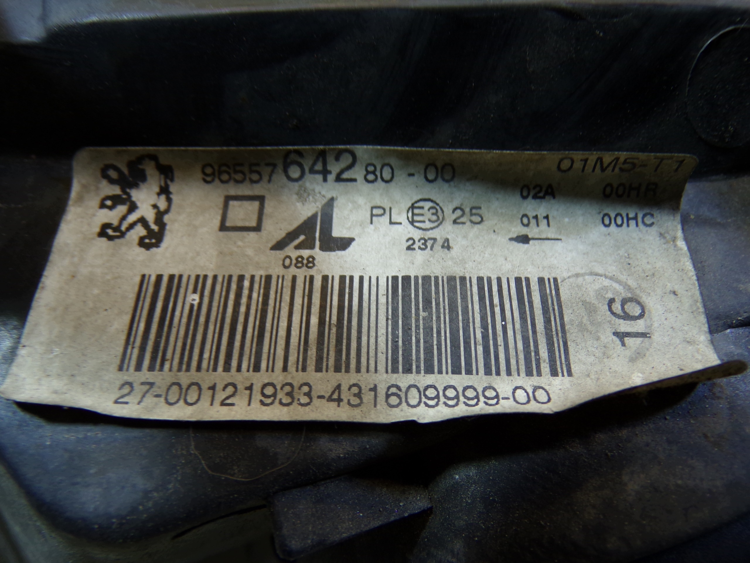light front front right PEUGEOT 307 LIFT (4)(K)