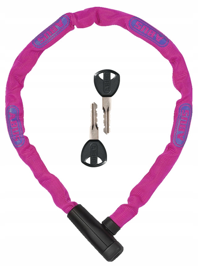 Zapięcie rowerowe Łańcuch Abus 5805K/75 Steel O Chain Pink