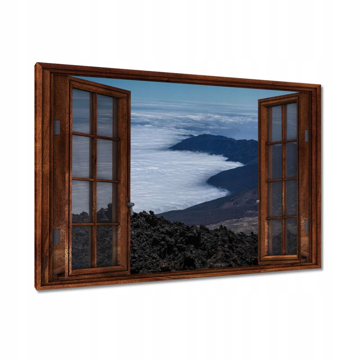 Obrazy 120x80 Pohled se potápí v oblacích