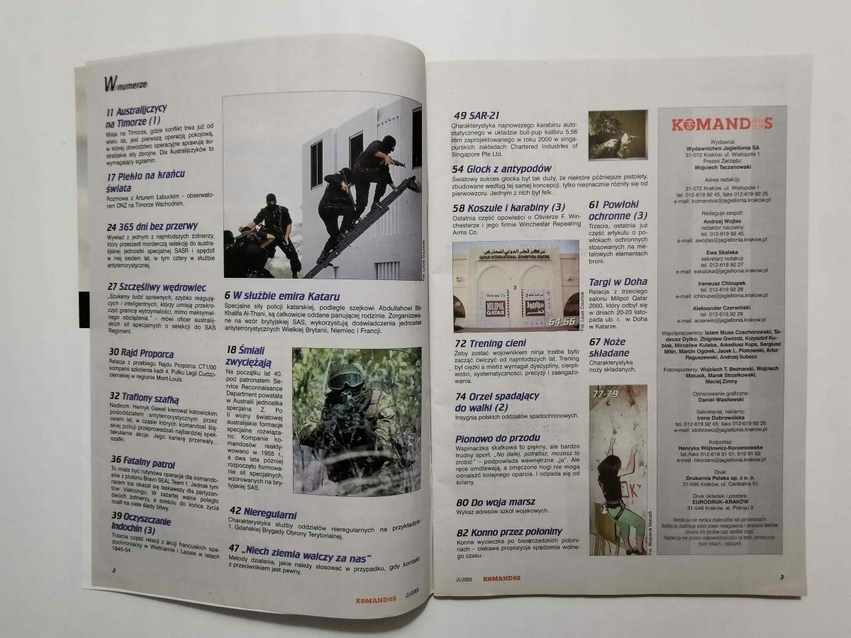 KOMANDOS NR 2 (101) 2001 ISSN 08678669