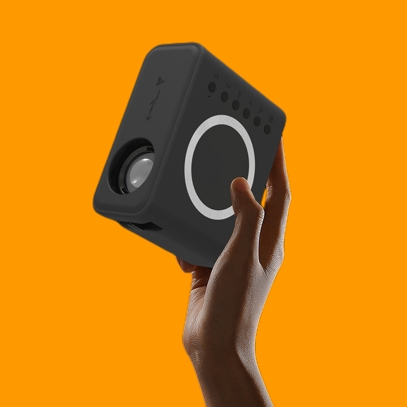 PROJEKTOR RZUTNIK USB LED HD FULL MINI PRZENOŚNY Jasność lampy (ANSI) 24 lm