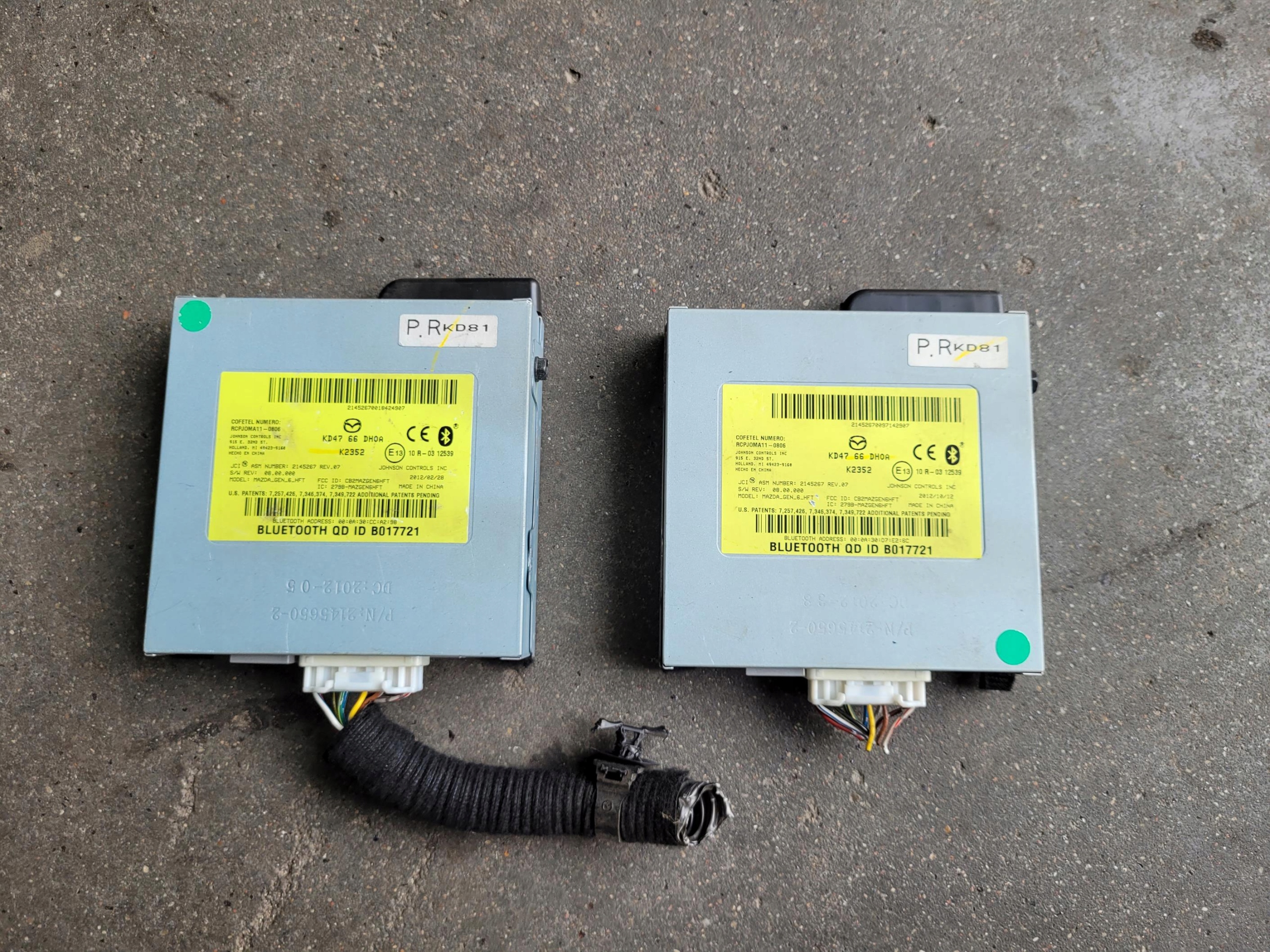 control unit module BLUETOOTH KD4766DH0A MAZDA CX-5 CX5 KE 2.2 D