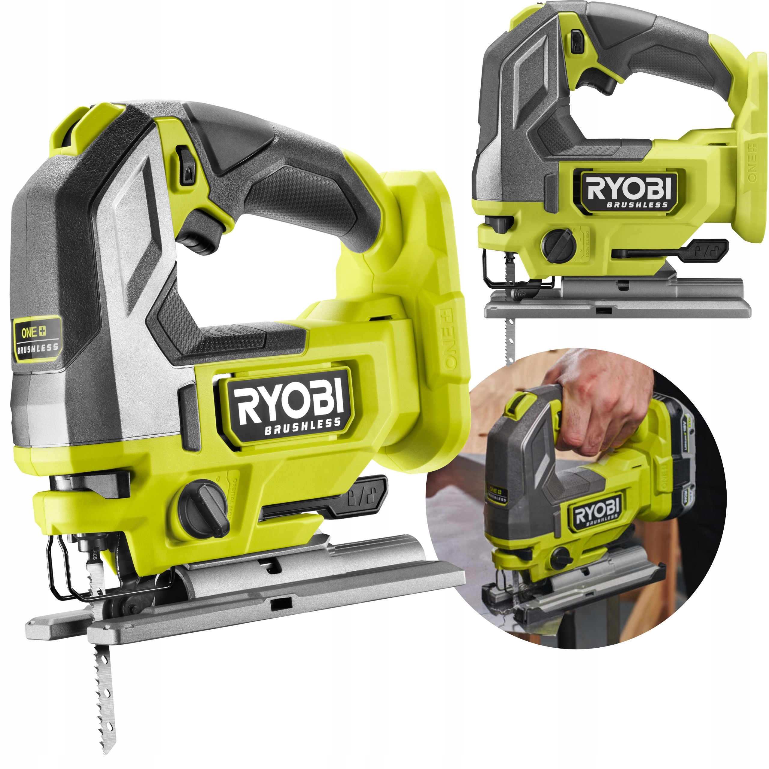 Ryobi Akumulátorová Bezkartáčová Pila 18V One+ RJS18BL-0