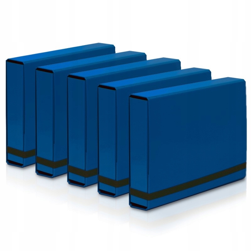 

5x Teczka z Gumką A4 Vaupe Box Twarda Gruba 50mm