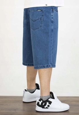 Kraťasy Mass Jeans Slang Baggy Fit modré
