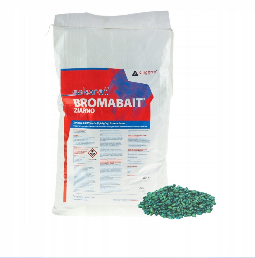Zatrute Ziarno 10KG Zwalcza Myszy I Szczury