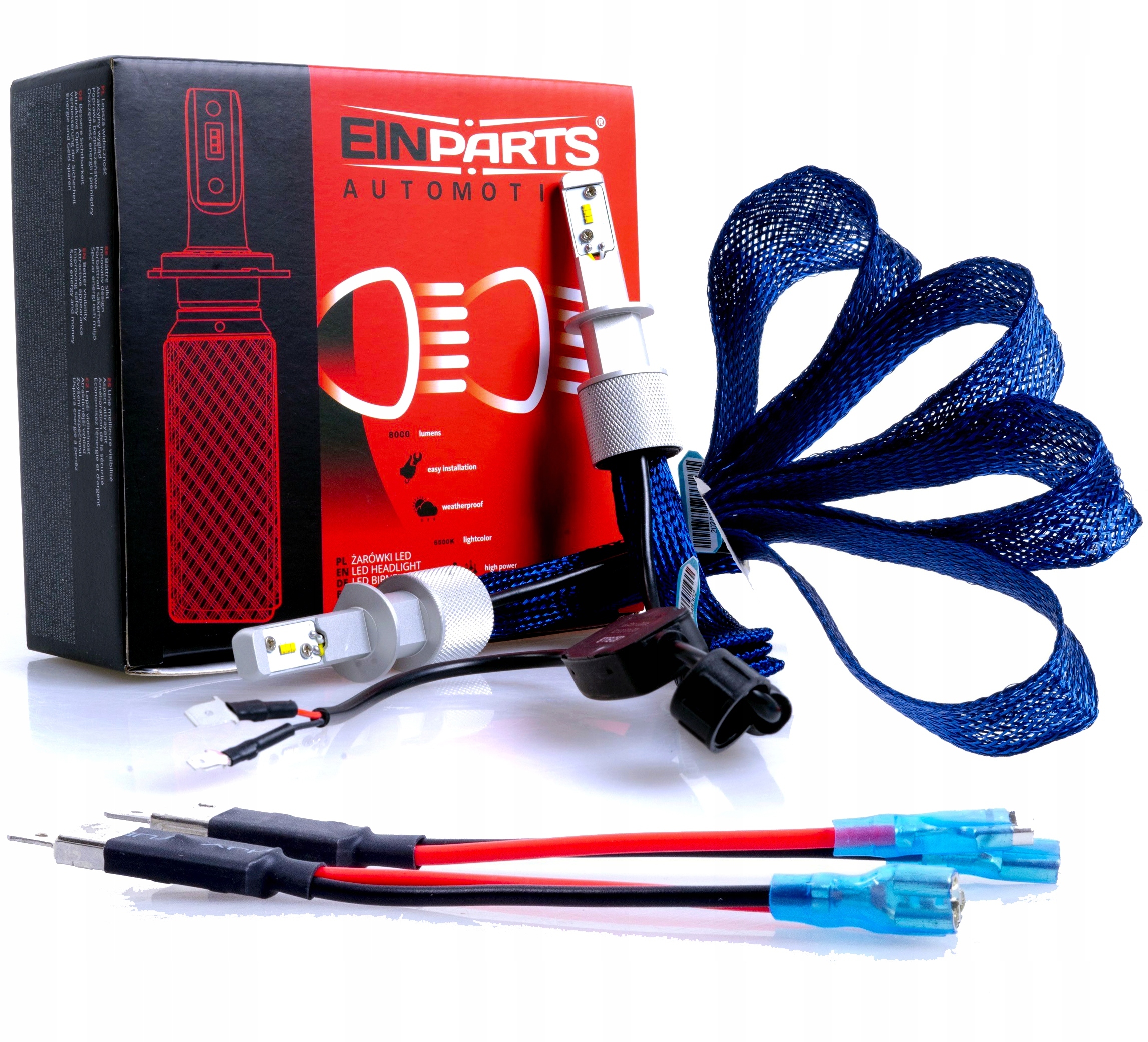 Led Žárovky H1 Premium Octopus Studená Bílá Can Bus