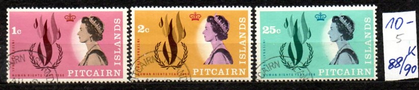 Pitcairn Island 5 , nr 88/ 90 , komplet
