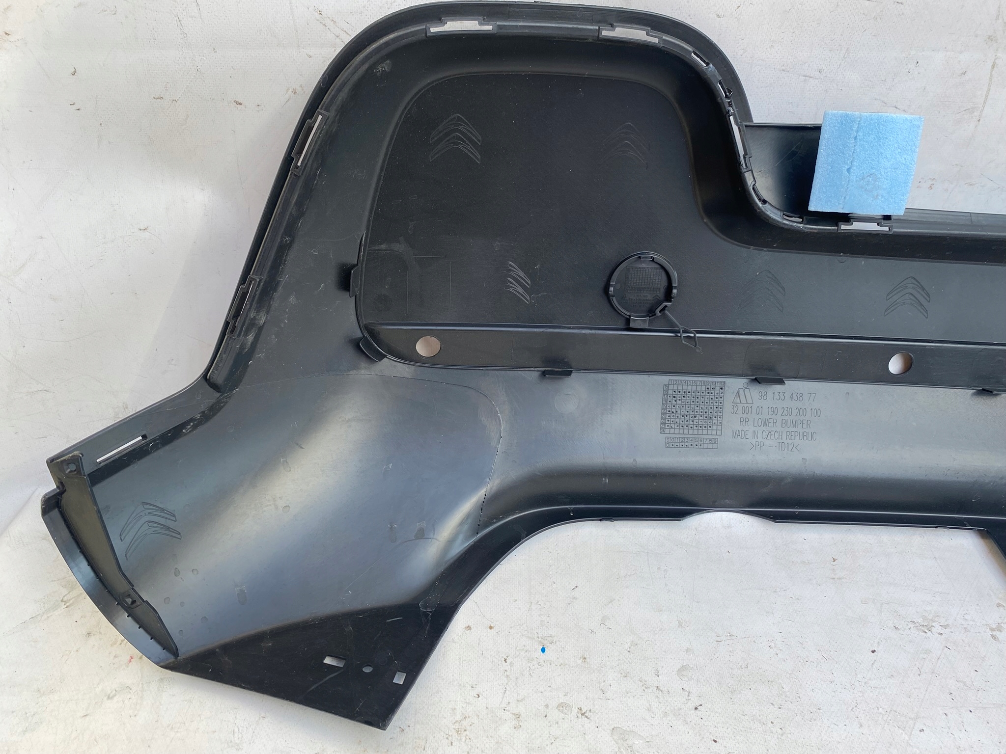 CITROEN C3 III 3 16- accessories bumper SPOILER rear part