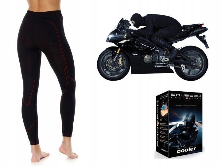 

Brubeck Cooler Damskie Getry Motocyklowe Czerwo S