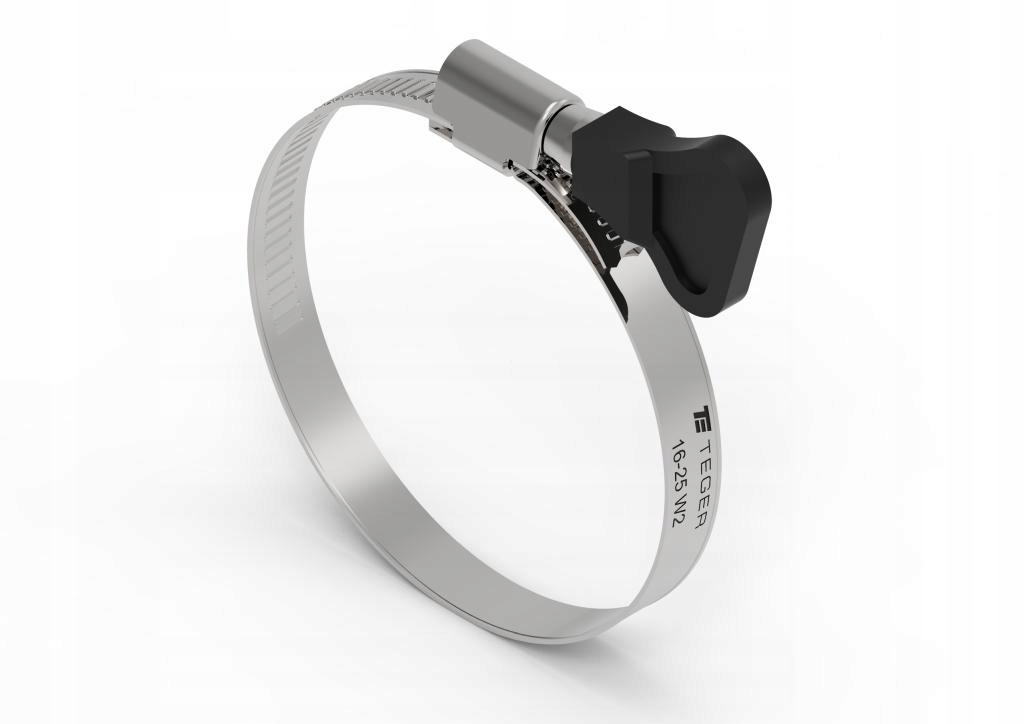 

Opaska zaciskowa z pokrętłem 16-25 ślimakowa Teger