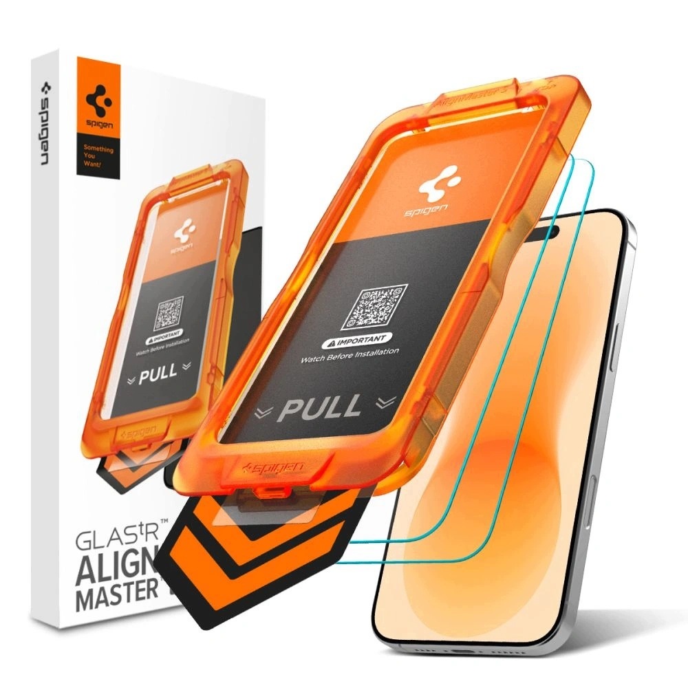 Spigen Sklo S Aplikátorem Pro Iphone 18 Pro Max/ 17 Pro Max