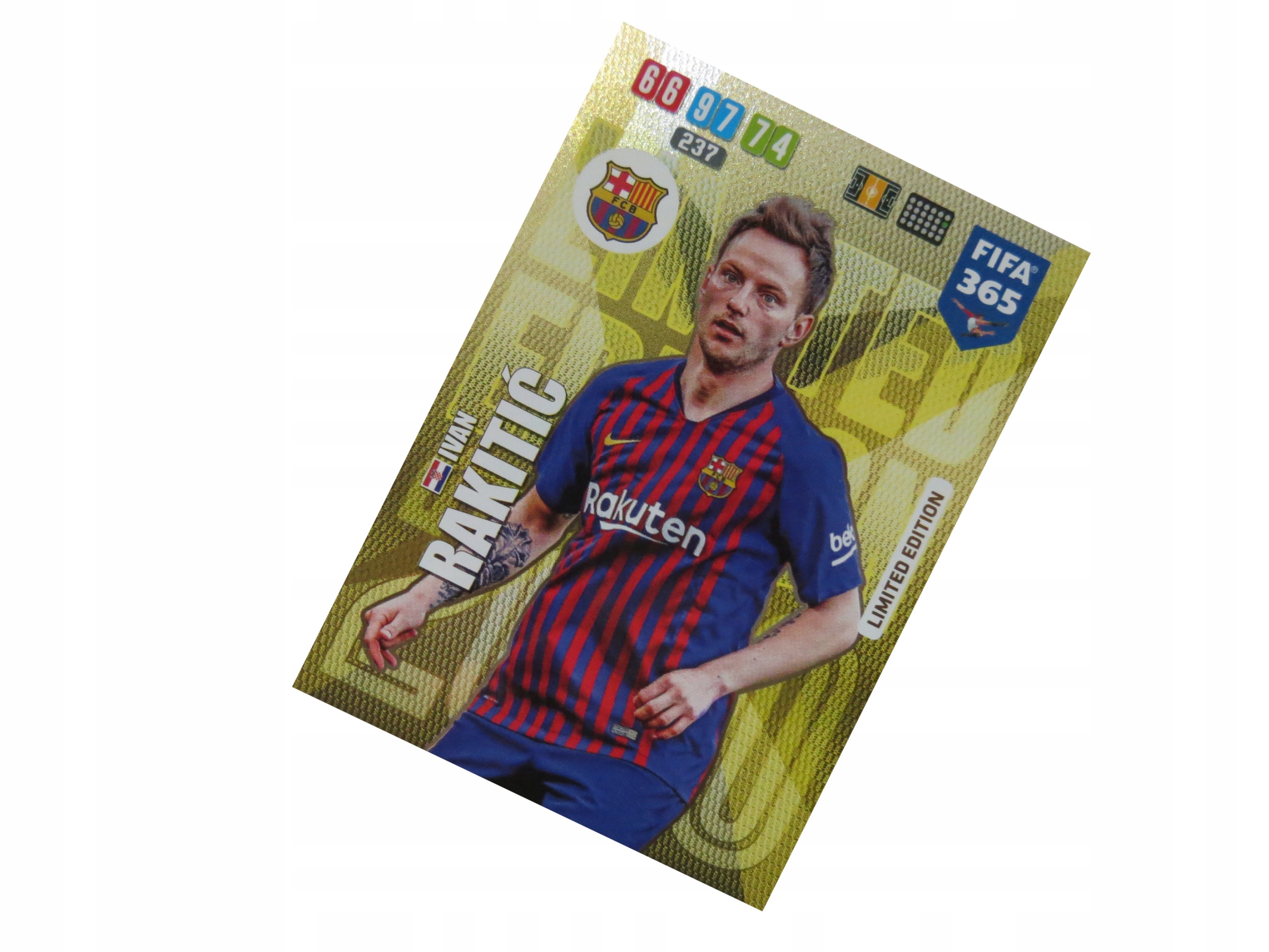 Panini Adrenalyn Fifa 365 2020 Karty Piłkarskie Limited Rakitić Barcelona
