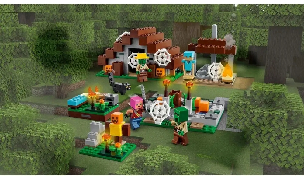 LEGO MINECRAFT 21190 OPUSZCZONA WIOSKA ZOMBIE, KLOCKI Bohater / Bajka Minecraft