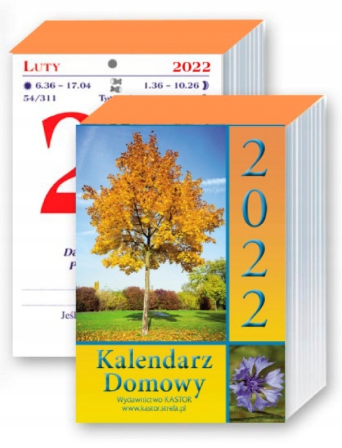 

2022 Kalendarz Domowy zdzierak zdzierany nowy