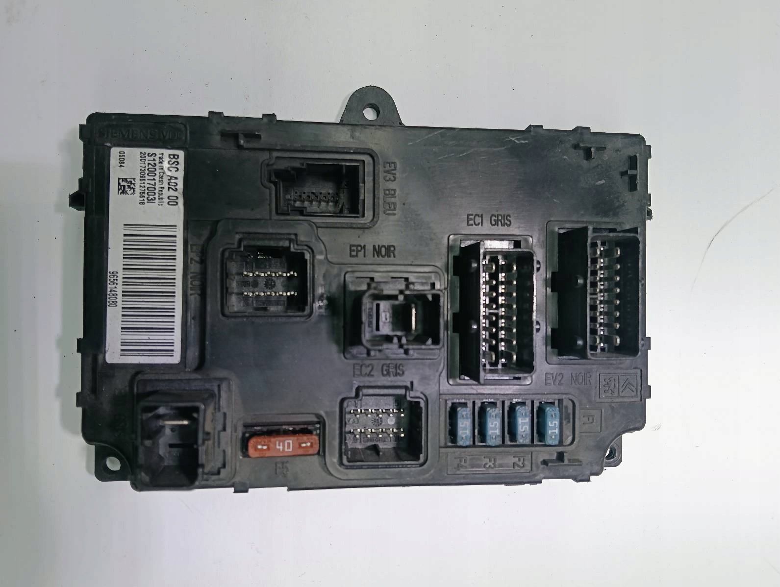 modulo fusibili Peugeot 407 1,6 HDI 9656148080