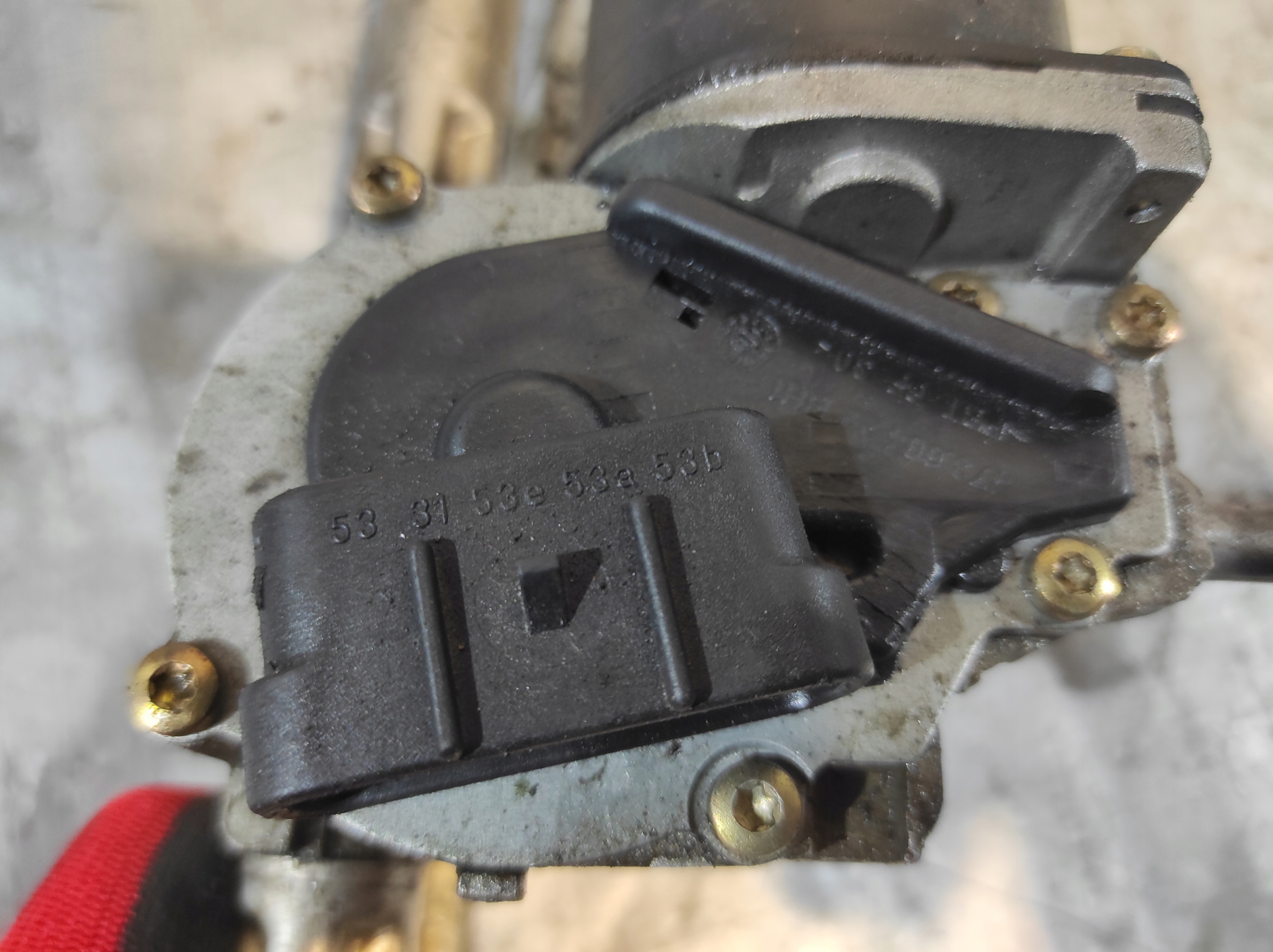 mini motor wiper mechanism PRZEDNICH front VALEO 404.387 5 PIN