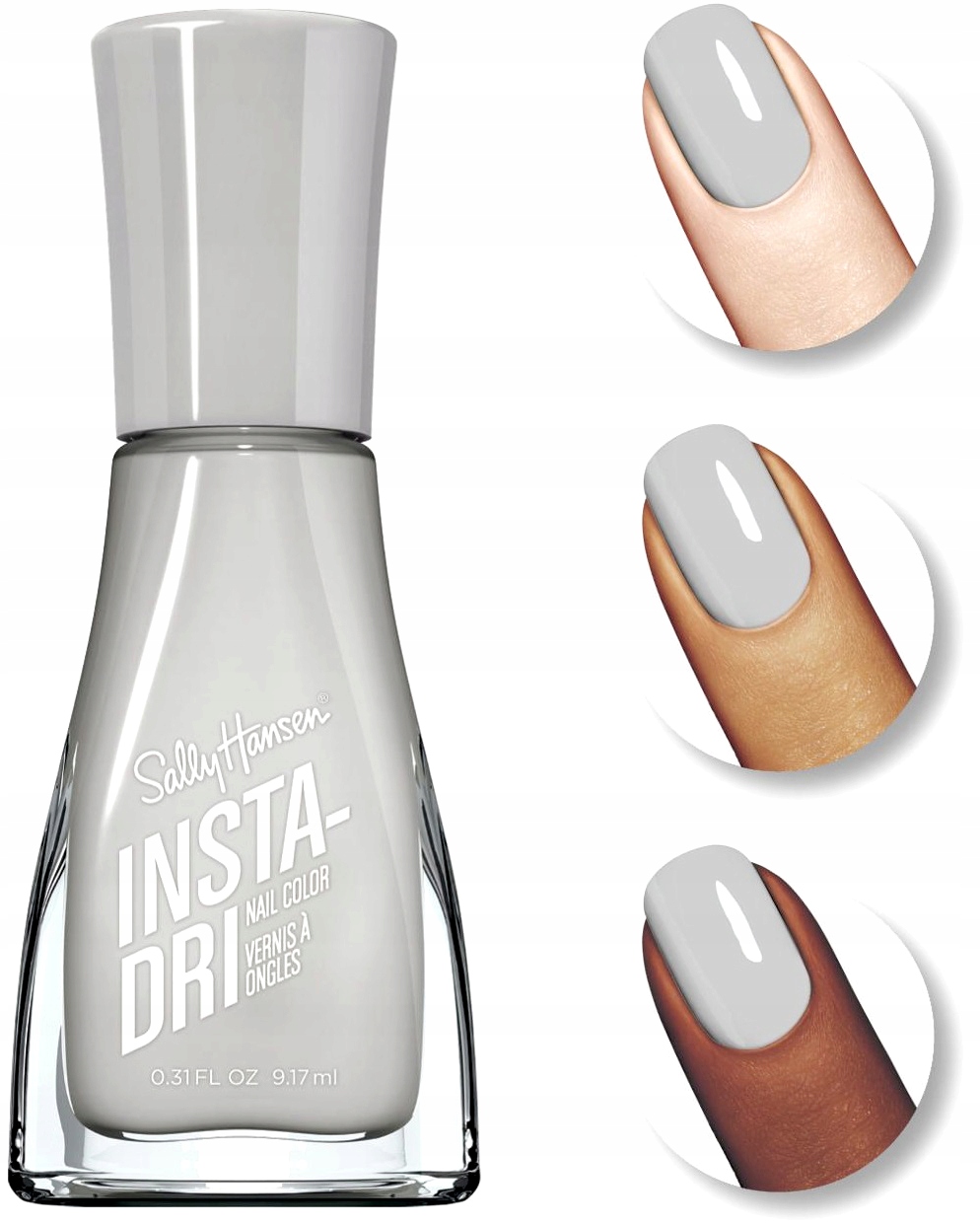Sally Hansen Insta Dri Lakier Seize the Gray 533