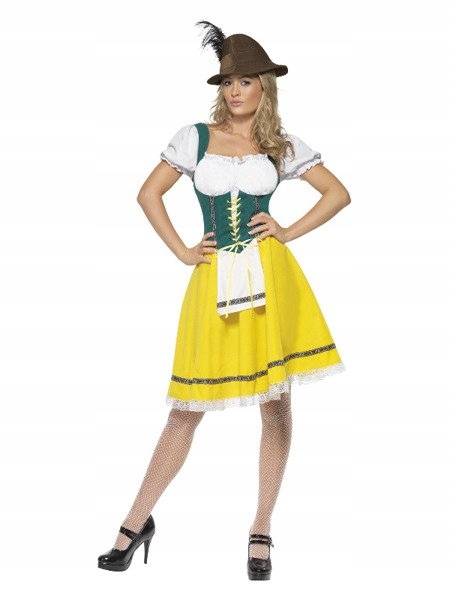Bavorský Kostým -žlutý kostým Oktoberfestu l
