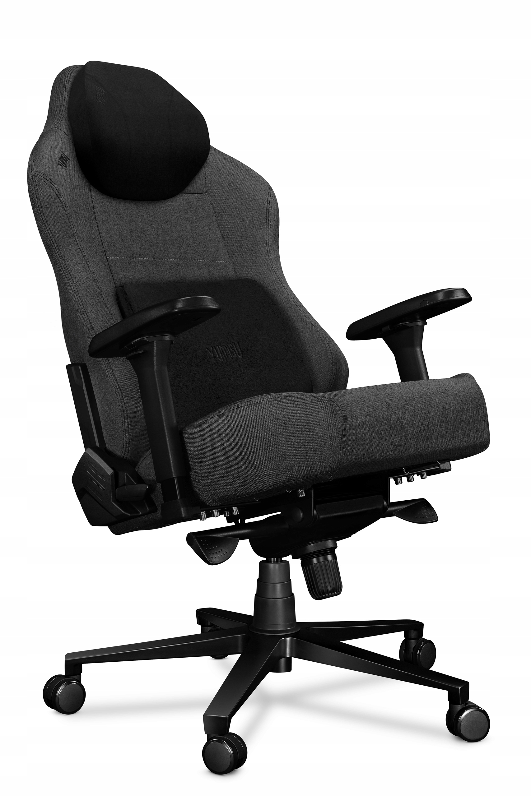 Fotel gamingowy Yumisu 2054 Magnetic (Ciemnoszaro Czarny) Tkanina