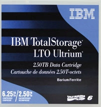 Ibm LTO6 Ultrium 2, 5/ 6, 25TB 00V7590