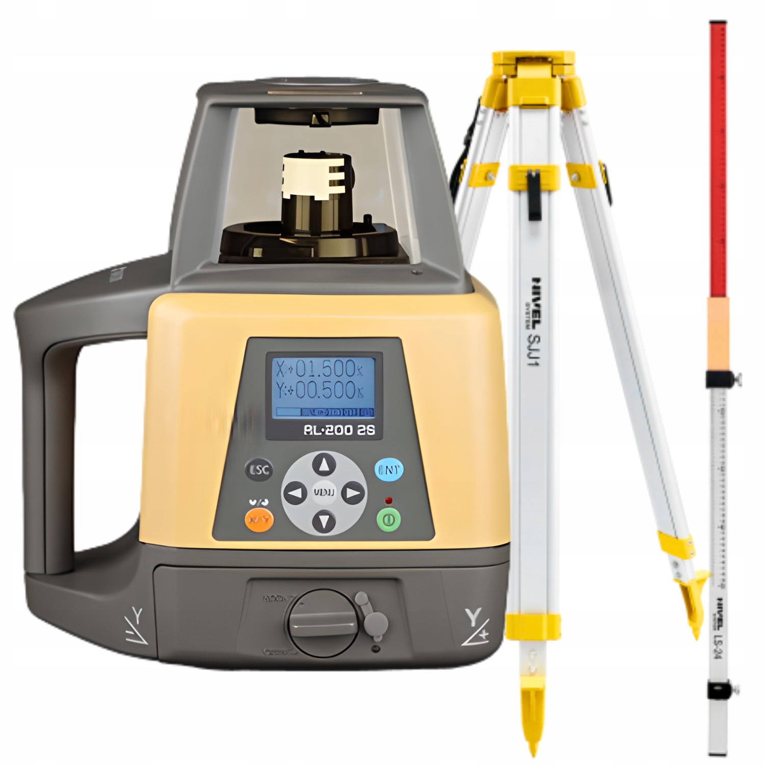 Niwelator laserowy Topcon RL-200 2S Digital zestaw ze statywem i łatą