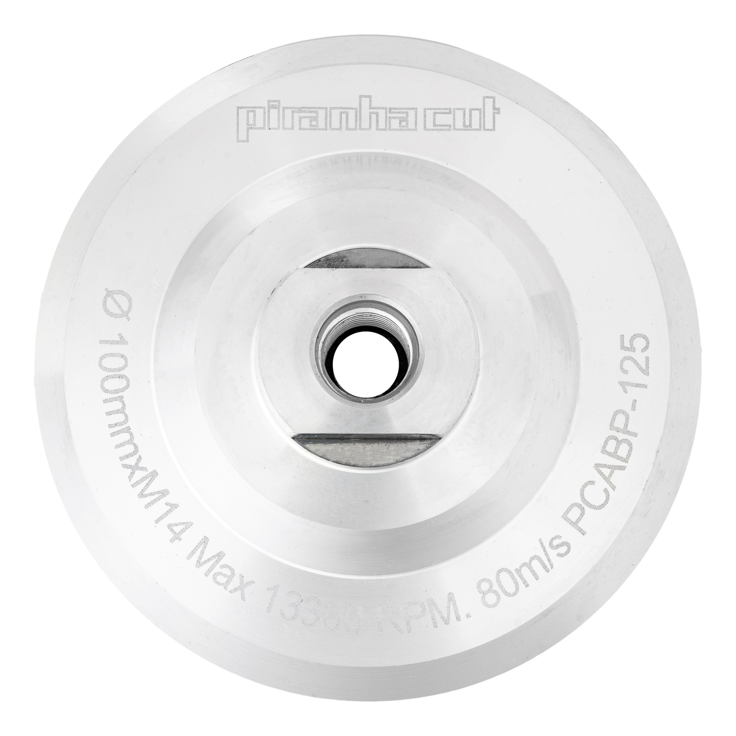 Dysk ALUMINIOWY do TARCZ POLERSKICH na rzep 100 mm Marka PiranhaCut