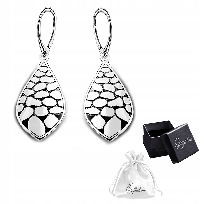 Stříbrné náušnice ryzost 925 Leštěné Náušnice Závěsné