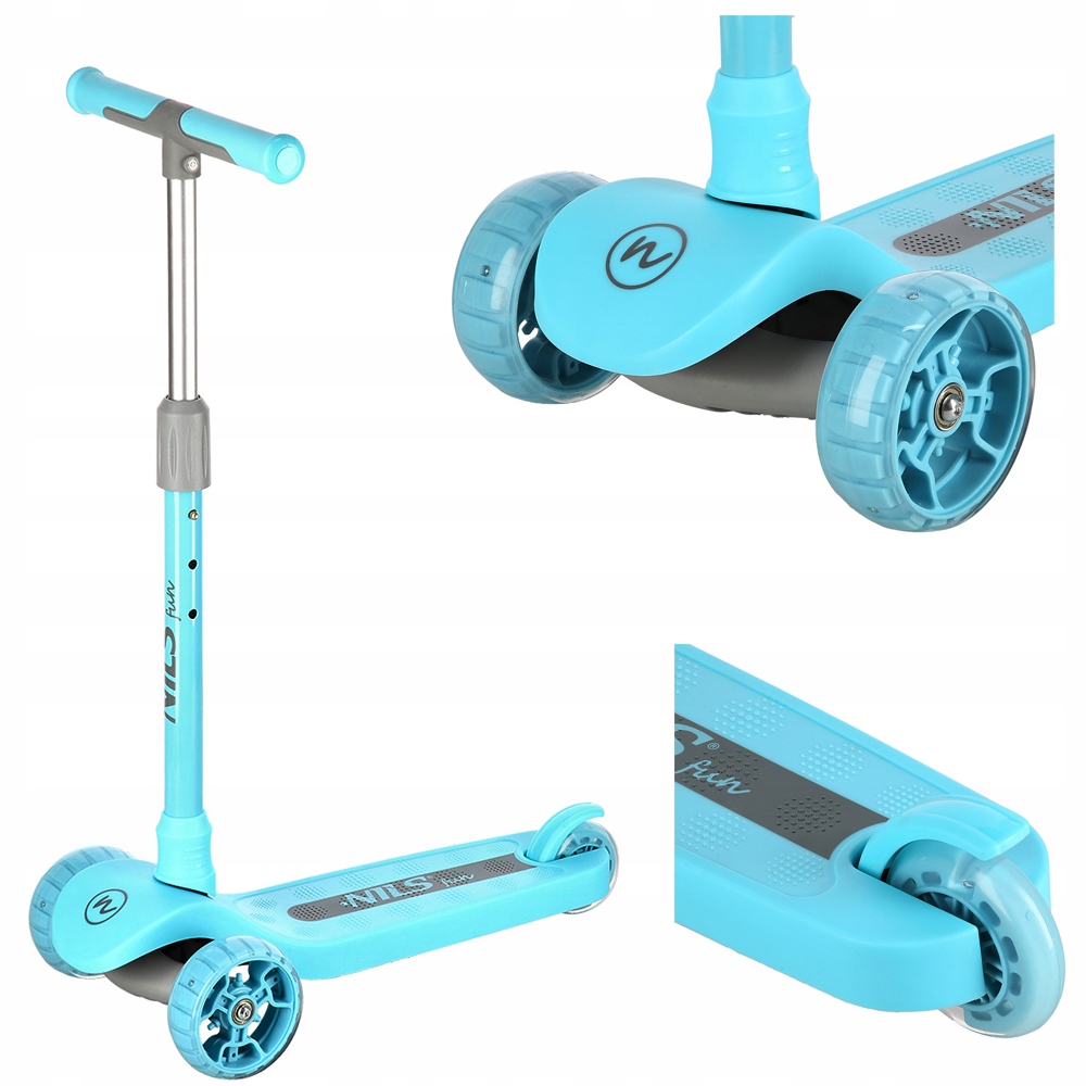 HULAJNOGA DLA DZIECI 2w1 TRZYKOŁOWA DZIĘCIĘCA NILS