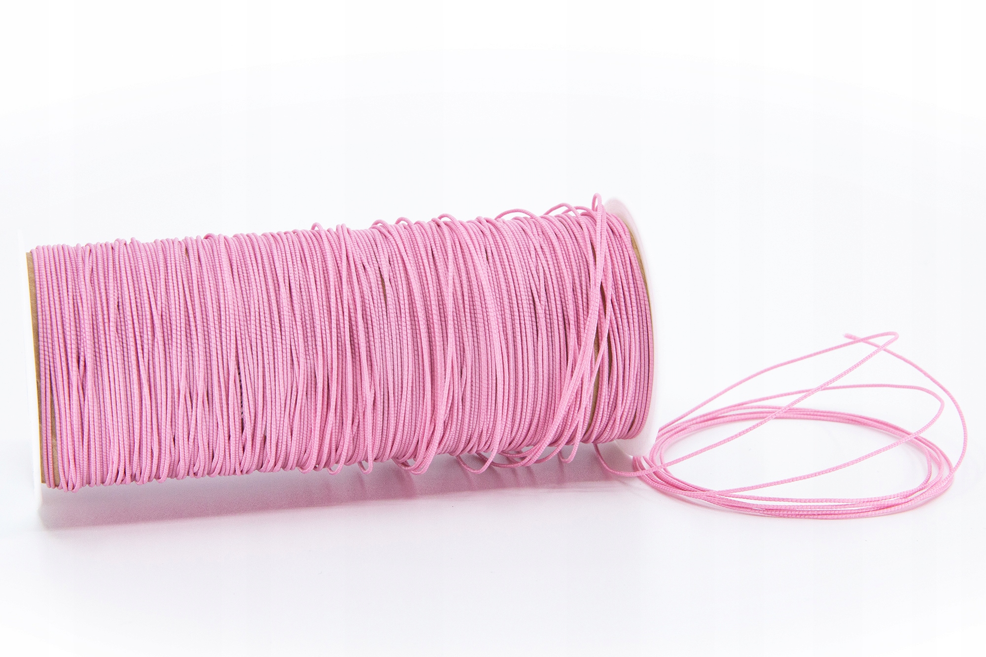 Sznurek Ozdobny Matowy 1mm/30m Różowy